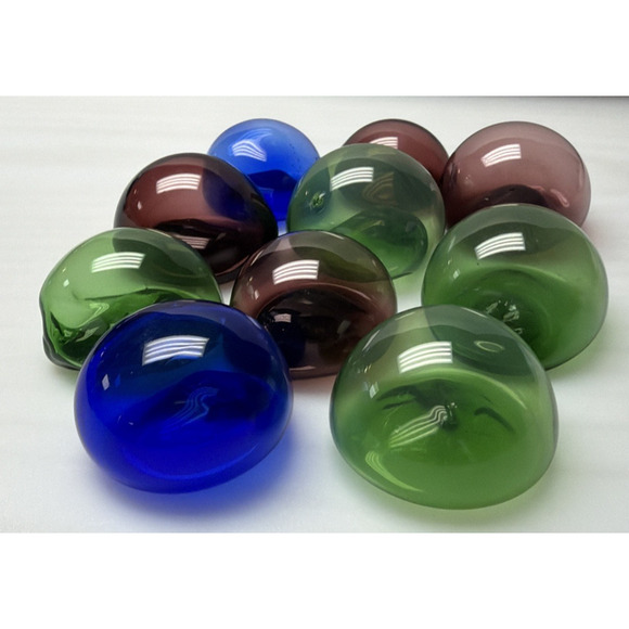 Vintage Lot of 10 Pier 1 Candlescaping Floating Bubbles Blown Glass Floats Orbs - Picture 12 of 12